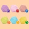 D20 Bath Bombs - Set of 6 DND Dice-Shaped Bath Bomb with Random D20 Dice Inside, Mystery Bath Bombs with Surprises Gift for Players, DMS &amp; Gamers