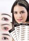 4D Hair-like Authentic Eyebrows, Brown Imitation Ecological Lazy Natural Tattoo Eyebrow Stickers Waterproof for Woman Makeup Tool 10 Pcs