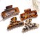 PHALIN Large Tortoise Shell Hair Clip Claws for Women Girls Jumbo Acetate Hair Catch Barrettes Strong Hold French Designed Hair Jaw Clamps for Thick Long Hair