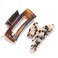 PHALIN Large Tortoise Shell Hair Clip Claws for Women Girls Jumbo Acetate Hair Catch Barrettes Strong Hold French Designed Hair Jaw Clamps for Thick Long Hair