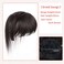 10" Womens Human Hair Braided Headband Hairpiece Natural Looking Hairband Braids Human Hair Topper Clip In Topper Hair Piece Wiglets With Bangs Twist Braid Human Hair Topper Natural Black