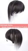 10" Womens Human Hair Braided Headband Hairpiece Natural Looking Hairband Braids Human Hair Topper Clip In Topper Hair Piece Wiglets With Bangs Twist Braid Human Hair Topper Natural Black