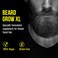Beard Grow XL - Vegan Hair Growth Supplement for a Faster, Thicker, Fuller Beard - Enhances Your Grooming Kit