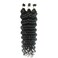 Deep Curly Wave Bulk Hair For Braiding Human Hair No Weft Human Hair 3 Bundles 150g Brazilian (16 16 16 Natural Black #1B)