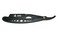 New Ergonomic Design Stainless Steel Professional Folding Straight Edge Barber Razor Shavette Manual Shaver with 100 Lord Platinum Single Blades