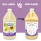 VERMONT SOAP Natural Body Wash with Shea Butter, Mild Gel Body Wash for Moisturizing and Soothing Skin, Fragrance Free Body Wash for Women &amp; Men (Lavender, 64oz)