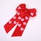 Boderier Valentines Day Hair Bows for Women Girls Conversation Candy Heart Hair Bow Clips Jeweled XOXO Hair Bows Valentines Day Gifts for Her Red XOXO Heart