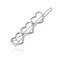 Silver Hollow Love Heart Hairpin Alloy Barrettes Hair Clips Hair Bangs Clip Hair Accessories For Woman Girls
