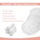Pedi Guard Bath Liners, Disposable Pedicure Liners, Spa Footsie Clear Pedi Guard Bath Liners for Foot Bath Spa Massage Thick Elastic 100 Count