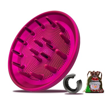 Diffuser Attachment Compatible with Dyson Supersonic Hair Dryer Diffuser Replacement Accessories, Gifts for Christmas, Mothers Day, Birthday, Women, Mom, Wife, Daughter, Friends (Snowman)