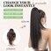 Ponytail Extension Claw 18" 20" Long Curly Wavy Straight Clip in Natural Looking Synthetic Hair Extension Ponytail Hairpiece for Women Copper Red