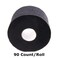 Barber Neck Strips - 5 Rolls 500 Pieces Black, Disposable &amp; Flexible Paper for Hair Cutting, Salon Supplies, Water Resistant and Self-Adhering