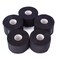 Barber Neck Strips - 5 Rolls 500 Pieces Black, Disposable &amp; Flexible Paper for Hair Cutting, Salon Supplies, Water Resistant and Self-Adhering