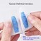 Barber Blue Disposable &amp; Flexible Paper Neck Strips for Salon Hair Cutting &amp; Styling - 5 Rolls, 500 Strips, Water-Resistant and Self-Adhering