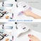 UV LED [Nail] [Lamp], 220W UV [Nail] Polish Light with Phone Holder Professional Gel Polish Dryer Curing [Lamp] with 4 Timer Setting, Auto Sensor 45 Beads for [Nail] Art Design
