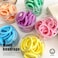 48PCS Seamless Sakura Pink Color High Elastic hair ties Ponytail Holders for Women Girls Teenagers No Damage Stretchy Hair Bands for Women&rsquo;s Hair Gift for Her