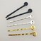 50 Pcs Black Hair Bobby Pins Hair Clips with Blank Round Tray Hair Pins Hairpin Cabochons Bases Hair Styling Pins for DIY Crafts Hair Accessories(ZS642)