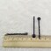 50 Pcs Black Hair Bobby Pins Hair Clips with Blank Round Tray Hair Pins Hairpin Cabochons Bases Hair Styling Pins for DIY Crafts Hair Accessories(ZS642)