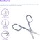 High Carbon Cuticle Scissors best for Manicure and pedicure Extra Fine Pointed Tip Curved Grooming Scissors for Cuticles, Beard, Nose Hair, Eyelash, Mustache, and Eyebrow Scissors by YAM Stores
