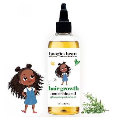 Natural Hair Growth Oil for Kids and Infants - Rosemary Oil for 4c Black Hair, Non-GMO