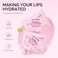 AKARY Sakura 10 Pieces Hydrating Lip Mask, Lip Sleep Mask Collagen Crystal Lip Care Gel Pads For Moisturizing, Minimize Fine Lines, Remove Dead Skin, Anti Chapped Pads Lip Mask (10)