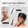 Heat Cap for Deep Conditioning: Adjustable Temperature up to 176℉ 9 Timer Settings Hair Steamer for Natural Hair Home Use Thermal Steam Cap for Black Hair Portable Heating Caps for Hair Treatment