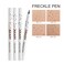 AKARY Freckle Pen Professional Lifelike Face Concealer Point Out Natural Waterproof Longlasting Soft Artificial Freckles Fine Makeup Freckle Pen Life Face Decoration (#03 Chestnut)
