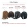 Dsoar Thick Side Bangs Clip in Real Human Hair Bangs Natural Clip On Side Bangs Straight Fringe Hair Extensions(Light Brown Color,With Temples)