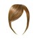 Dsoar Thick Side Bangs Clip in Real Human Hair Bangs Natural Clip On Side Bangs Straight Fringe Hair Extensions(Light Brown Color,With Temples)