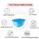 Large Plastic Foot Basin Foot Bath Spa Tub Foot Massage for Soaking Foot,Toe Nails, and Ankles,Pedicure,Improved Sturdy Portable Foot Tub-Blue