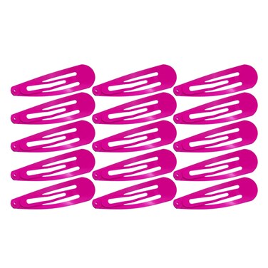 50 Pack of Snap Hair Clips Hair Barrettes for Kids, Girls and Women, 50 mm (Rose)