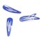 50 Pack of Snap Hair Clips Hair Barrettes for Kids, Girls and Women, 50 mm (Blue)