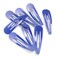 50 Pack of Snap Hair Clips Hair Barrettes for Kids, Girls and Women, 50 mm (Blue)