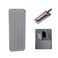 Heat Resistant Silicone Mat with Hanging Hole, Straightener Heat Resistant Travel Mat &amp; Pouch for Curling Iron, Flat Iron and Other Hot Hair Styling Tools, 11 x 5 in, Gray