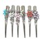 Set of 6 Metal Alligator Sectioning Clips for Women and girl- Pretty Strong Clamp Hairpins Non-Slip Hair Grips
