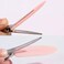 6 Pieces No Bend Hair Clips, No Crease Hair Clip for Hairstyling, Makeup Clips for Women and Girls (Black&amp;Pink)