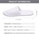 maltose Disposable Slippers for Guests 5 Pairs House Slippers for Guests Non-Slip Hotel Slippers Bulk Soft Thicker Cotton Sole White Travel Slipper Unisex Spa Slippers, 11.2" x 4.3