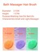 Hair Scalp Brush Dandruff Cleaning Brush Shower Scalp Shampoo Brush Scalp Massager Pack of 4 (Orange and Violet)