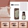 Eyebrow Stamp and Eyebrow Stencil Kit, Eye Brow Stencil Kit for Beginners 24 Reusable and Washable Eyebrow Shaping Kit, Brow Stencil and Stamp Kit Smudge-Proof &amp; Long-Lasting (Grey Black)