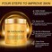 24K Gold Facial Mask, Gold Peel Off Mask, Rejuvenating Collagen Face Mask For Flawless Skin, Reduces Fine Lines &amp; Wrinkles, Clears Acne, Minimizes Pores, Moisturizes &amp; Firms Up Your Skin, 250g
