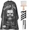 So Cool Professional Barber Cape with Adjustable Metal Clip Hair Cutting Cape Salon Cape Hairdressing Neck Duster Brush Comb Hair Clips Set