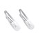 2IN/5CM Small Snap Hair Clips Metal Hair Barrettes Hair Grips Hair Accessories for Women - 12 Count/Silver Gray