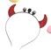 METOBAR Halloween Glitter Devil Horns Headband Sequin Hair Hoops Fancy Skull Rhinestone Headwear Halloween Costume Accessory