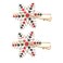 Christmas Hair Clips for Women Novelty Xmas Tree Hairpins Shiny Rhinestone Snowflake Jingle Bell Hair Barrettes for Festive Hair Accessories Gift