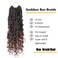 LMZIM 8 Pack Bohomian Box Braids Crochet Braids14 Inch Crochet Box Braids Curly Ends Goddess Box Braids Crochet Hair Synthetic Crochet Hair Extensions T30