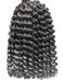 3Packs 2X Ringlet Wand Curl 12 Inch Jamaican Bounce Crochet Hair Synthetic Crochet Braids Hair Extensions Crochet Braiding Hair 20 Roots (12Inch (Pack of 3), TGrey)