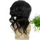 12inch Long Human Hair Toupee for Men Loose Wave 10"x8" Hair Replacement System Men's Hairpieces Natural Hairline Lace Front+Mono net with PU around Base (#natural black color)