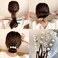 Yusier 4pcs Deft Bun Hair Ties and Hair Ring Styling Tools - Pearls, French Twist, and Braided Accessories