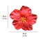 1Pc Red Hawaiian Flower Hair Clip for Women Girls Fashion Bohemian Flowers Hair Accessory for Dancer Bridal Wedding Beach Party Hair Clip Clips and Barrettes Hair Care