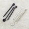 50Pcs Black Hair Bobby Pins Hair Clips with Blank Round Tray Hair Pins Hairpin Cabochons Bases for DIY Crafts Hair Styling Pins Hair Accessories